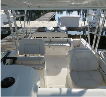 Seating for six on Charlotte Harbor Tour's Bonnie Joy.